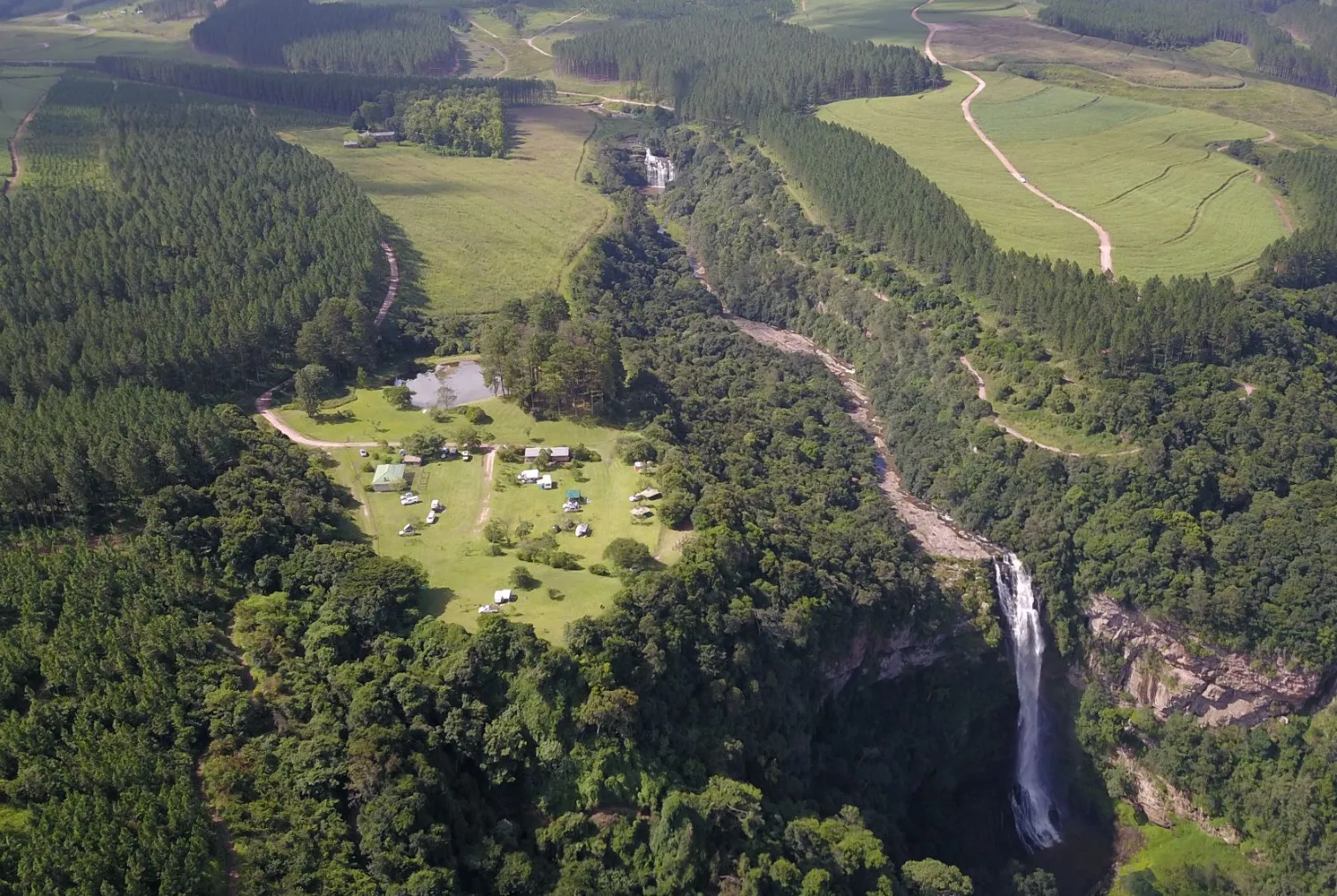 Eagle View Campsite on its working farm in the KwaZulu-Natal Midlands