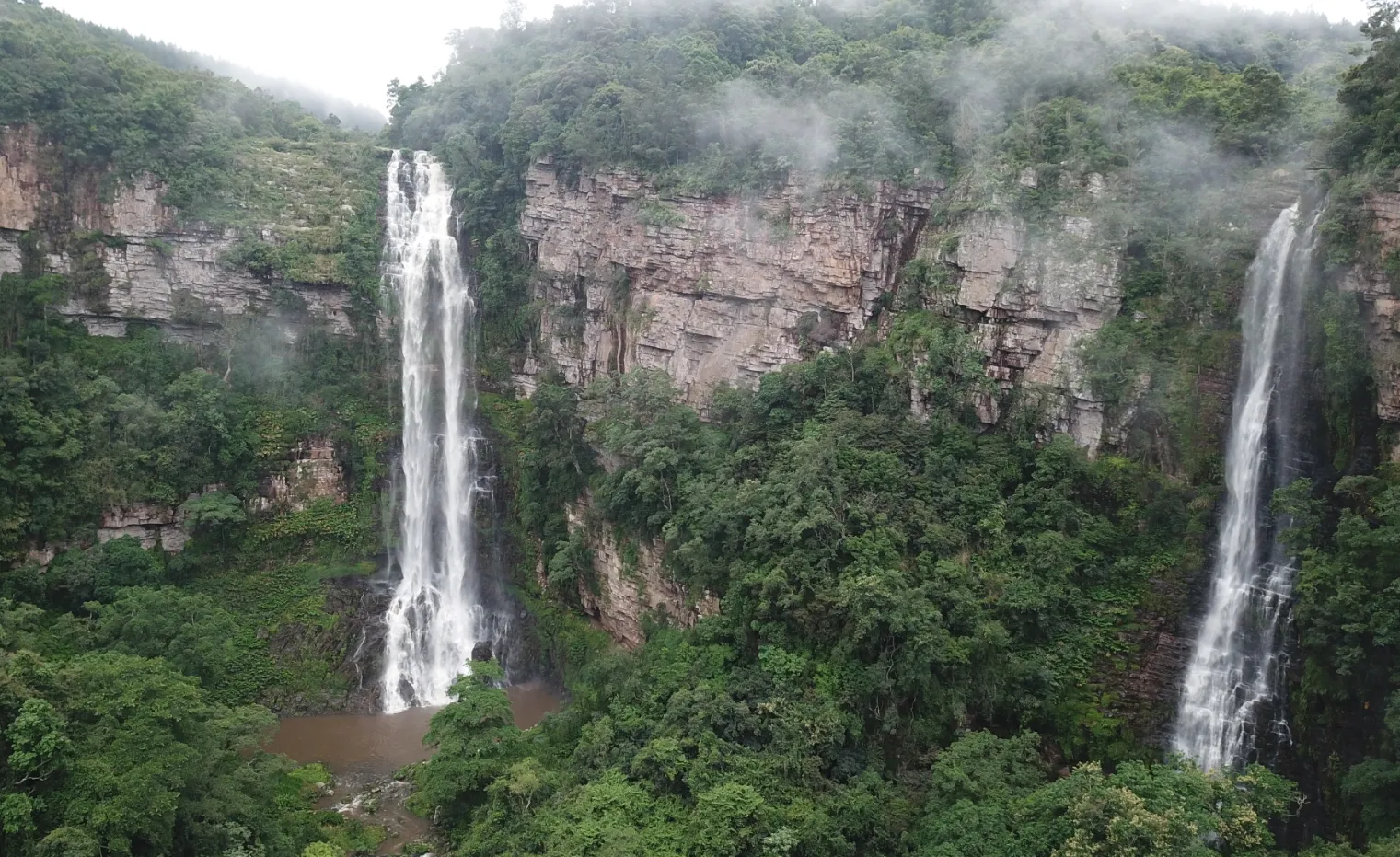 The main waterfall